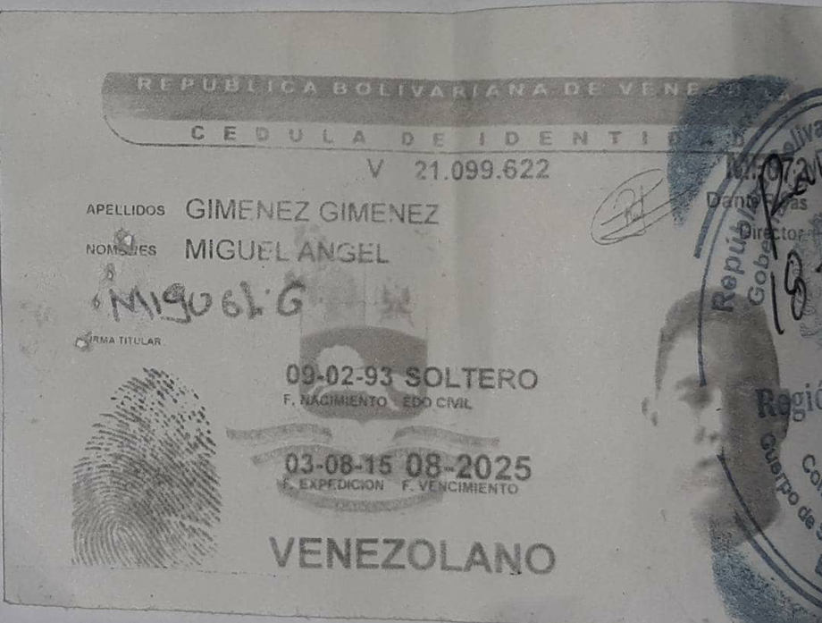 Foto: Dirección de Inteligencia DIEP de Venezuela